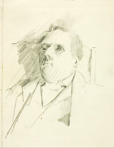 Étude de portrait - Solon H. Borglum