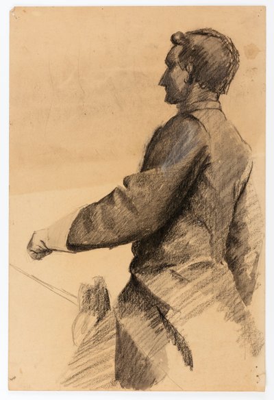 Étude pour un monument équestre (Gen. John B. Gordon) - Solon H. Borglum
