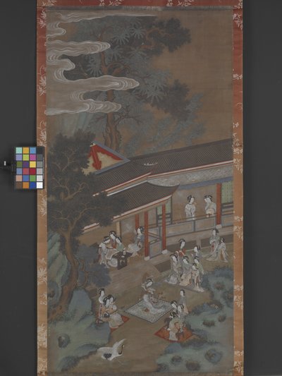 Une fête au palais de Han, date inconnue - Songnian Liu