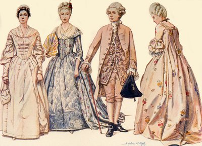 Vêtements sous le règne de George II - Sophie B. Steel
