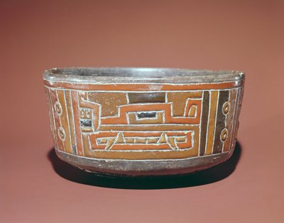Bol décoré de la tête d