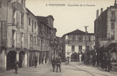 Arcades de la forge, Pontevedra, Espagne (photo n/b) - Spanish Photographer