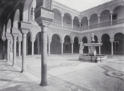 Tribunal de la maison de Pilate, Séville (photo n/b) - Spanish Photographer