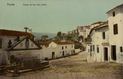 Fontaine des huit becs, Ronda, Espagne (photo couleur) - Spanish Photographer