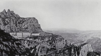 Vue générale de Montserrat (photo n/b) - Spanish Photographer