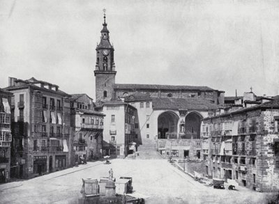 Plaza De La Constitucion, Vitoria (photo n/b) - Spanish Photographer