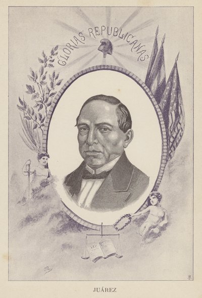 Benito Juarez, avocat et homme politique mexicain - Spanish School