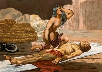 Mort du chef Caonabo à Hispaniola - Spanish School