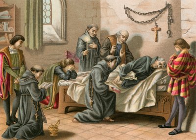 La mort de Christophe Colomb - Spanish School