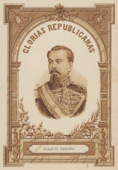 Joaquin Crespo, homme politique et soldat vénézuélien - Spanish School