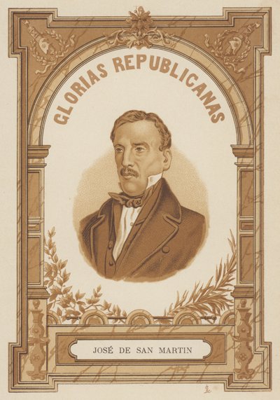 Jose de San Martin, général argentin - Spanish School