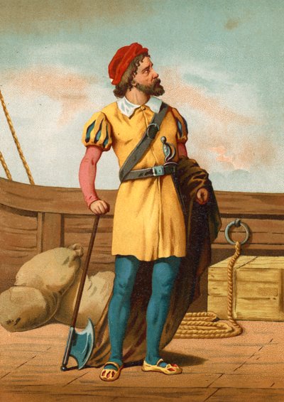 Martin Alonso Pinzon qui a navigué avec Colomb - Spanish School