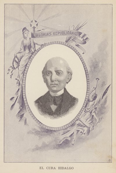 Miguel Hidalgo y Costilla, prêtre catholique et révolutionnaire mexicain - Spanish School