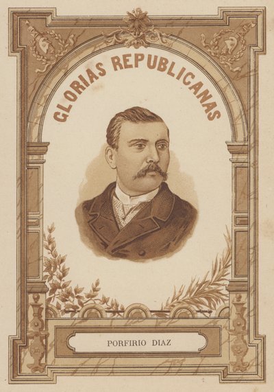 Porfirio Diaz, soldat et politicien mexicain - Spanish School