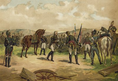 Reddition du général Dupont, bataille de Bailén, Espagne, 1808 - Spanish School