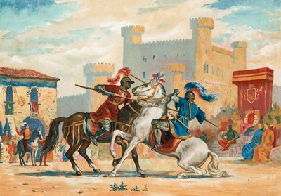 Tournoi au Moyen Âge - Spanish School