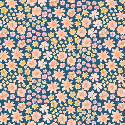 Motif de fleurs sauvages du désert de Mojave, 2021 - Stacy Hsu