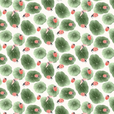 Motif coordonné de capucine coloris 2 - Stacy Hsu