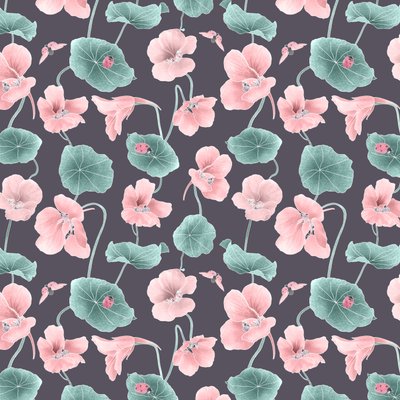 Motif de capucine coloris 1, 2020 - Stacy Hsu