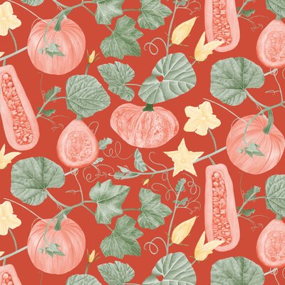 Motif de courges d