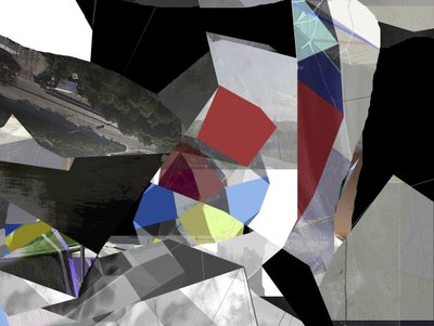 Collage abstrait moderne - Stefan Fransson