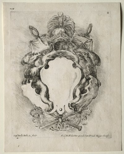 Collection de divers caprices et nouveaux dessins de cartouches et ornements : No. 4 - Stefano della Bella