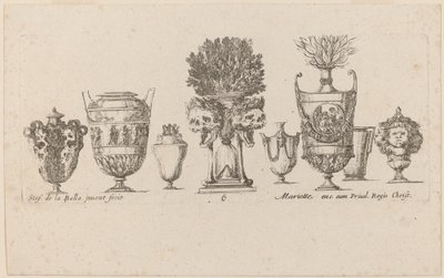 Vases fantastiques, probablement 1646 - Stefano della Bella