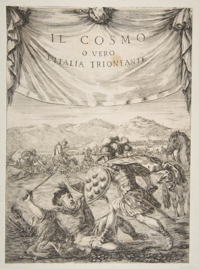 Frontispice pour Il Cosmo, 1650 - Stefano della Bella