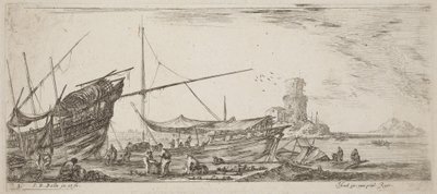 Vue du port - Stefano della Bella