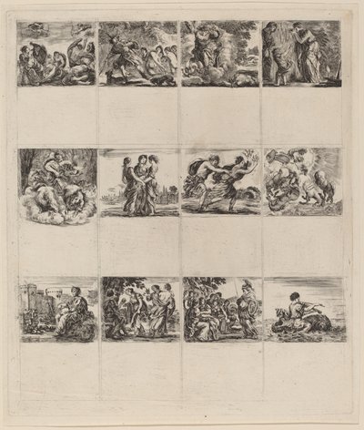 Cartes à jouer mythologiques, 1644 - Stefano della Bella