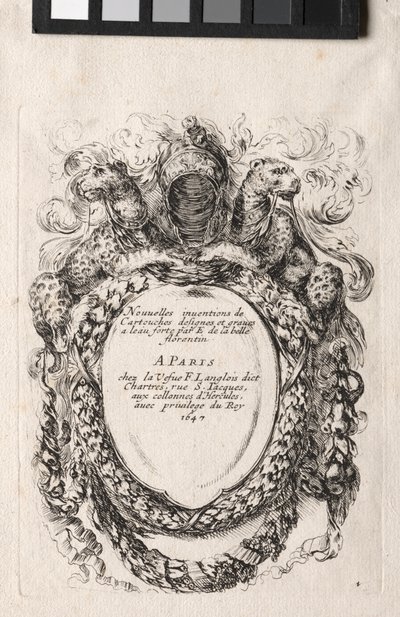 Nouveau modèle pour un cartouche - Stefano della Bella