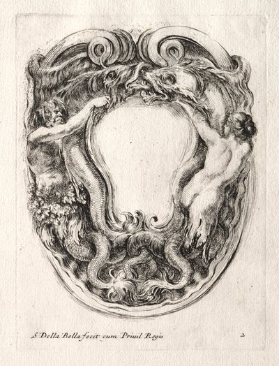 Nouveau modèle pour un cartouche - Stefano della Bella