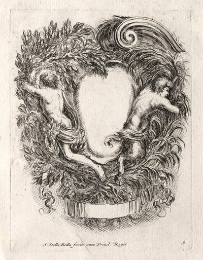 Nouveau modèle pour un cartouche - Stefano della Bella
