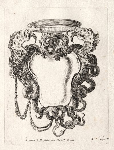 Nouveau modèle pour un cartouche - Stefano della Bella