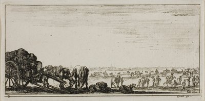 Planche huit des Dessins de plusieurs mouvements par des soldats - Stefano della Bella