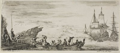 Planche une de Divers Embarquements - Stefano della Bella