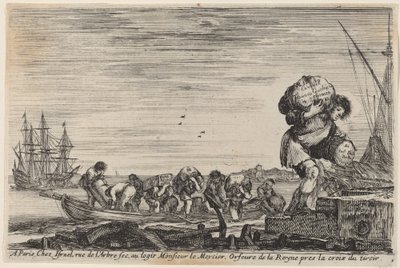 Page de Titre pour "Vues des Ports de la Mer" - Stefano della Bella