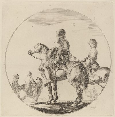 Deux Cavaliers Polonais - Stefano della Bella