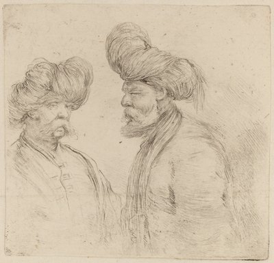 Deux Turcs - Stefano della Bella