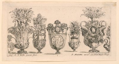 Vases, de "Raccolta di Vasi Diversi" - Stefano della Bella