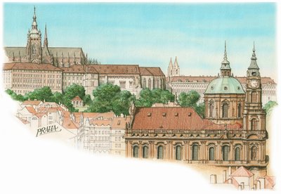 Vue de Prague, vers 1900-2023 - Stephen Conlin