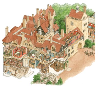 Maison Cragside, Northumberland, vers 1872-1900 - Stephen Conlin
