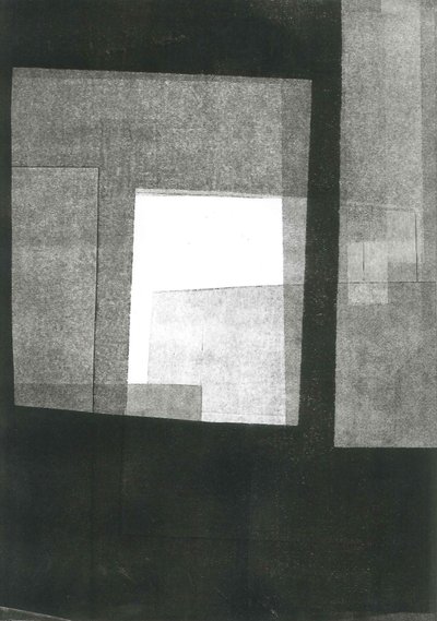Nocturnus III, 2015 (monoprint sur papier) - Stephen Dow
