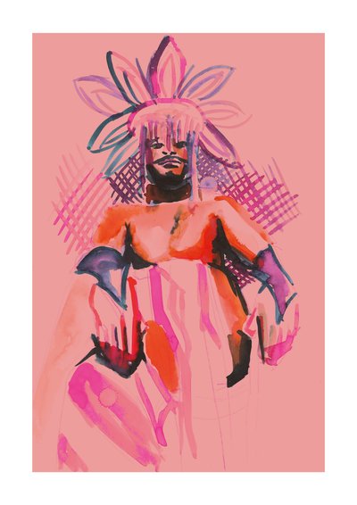 Reine mère de la maison Mandella, 2023 (numérique) - Stephen Dow
