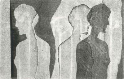 Tears I Bled VIII, 2016 (monoprint sur papier) - Stephen Dow