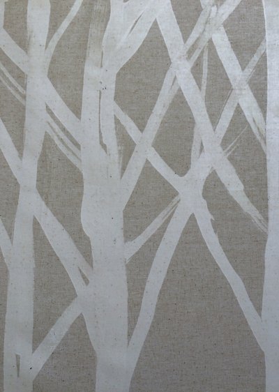 Tree I, 2016 (cire sur tissu) - Stephen Dow