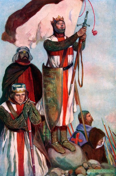 Les croisés apercevant Jérusalem, 1909 - Stephen Reid