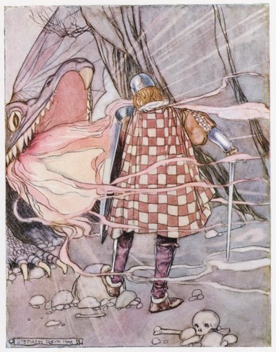 Illustration pour Siegfried le Tueur de Dragons - Stephen Reid