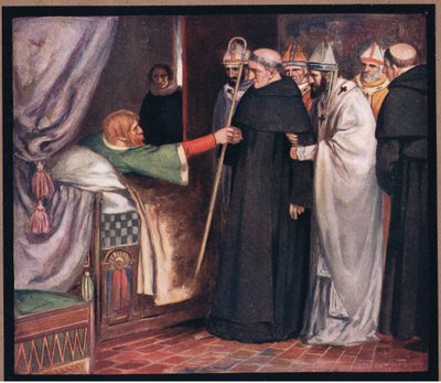 Saint Anselme refusant l