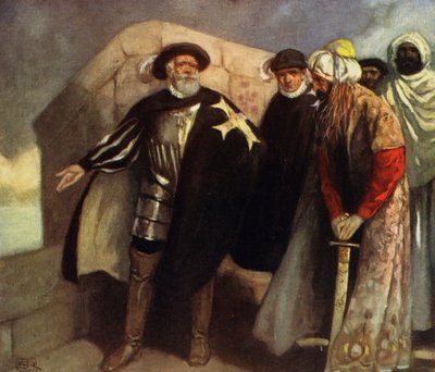 Les chevaliers de la Croix Blanche dans le fort de Saint Angelo - Stephen Reid